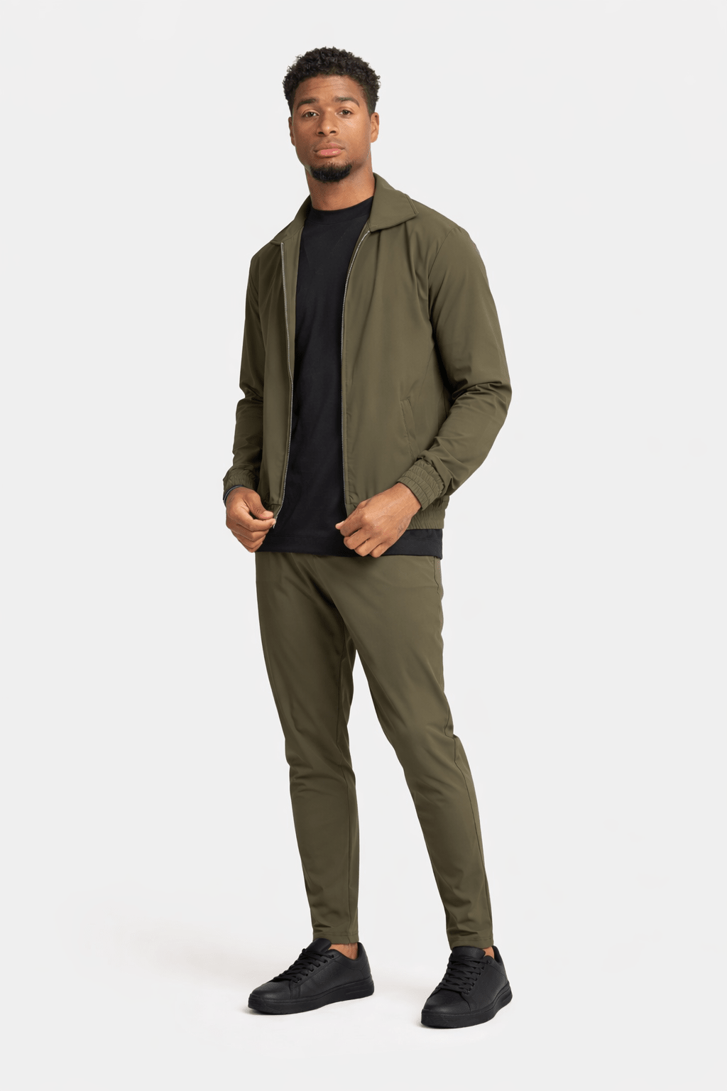 Dark Green Tech Suit