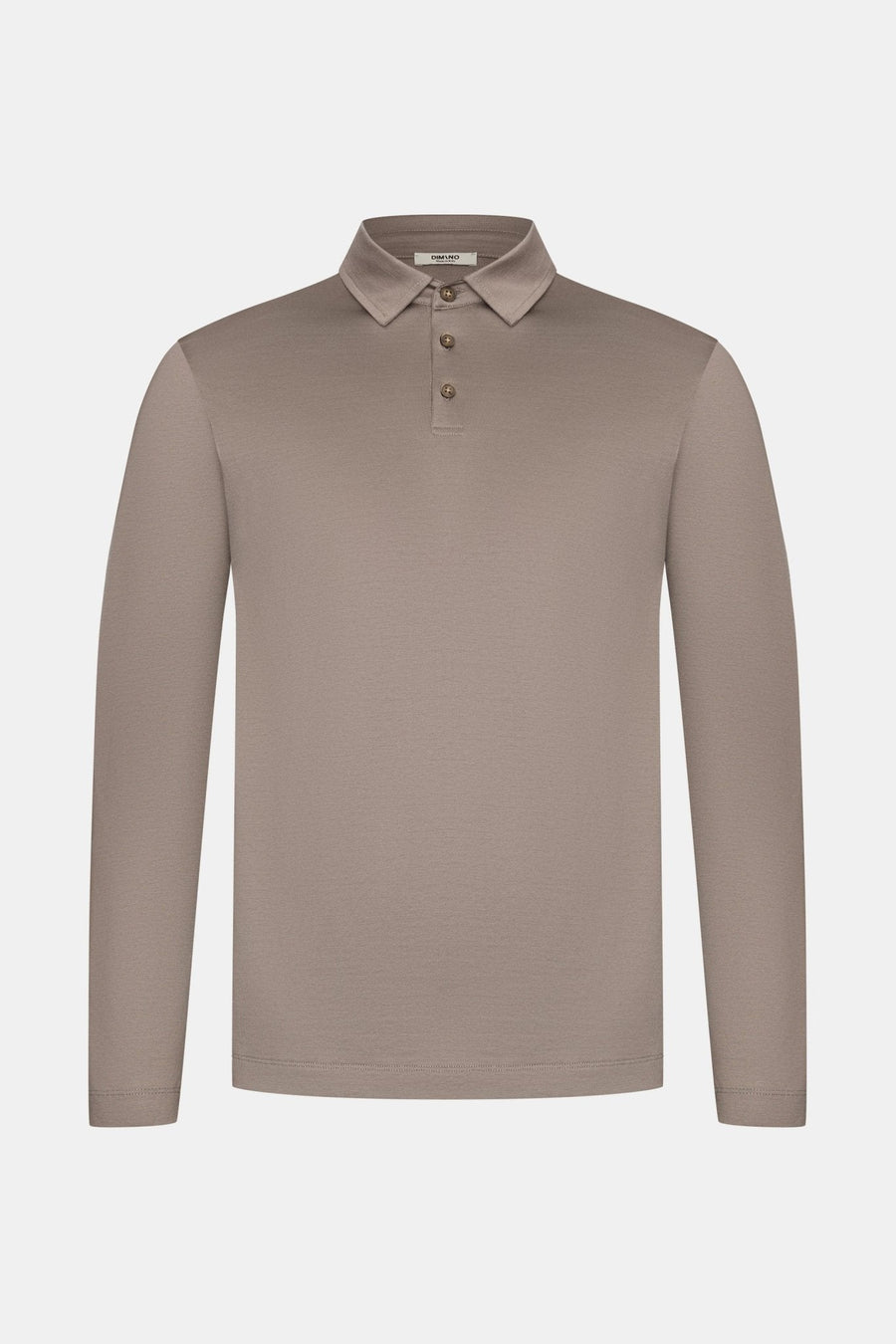 Desert Taupe Longsleeve Polo Shirt