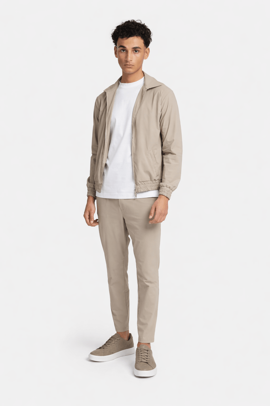 Light Beige Tech Suit