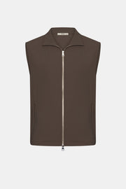 Mocha Brown Tech Gilet