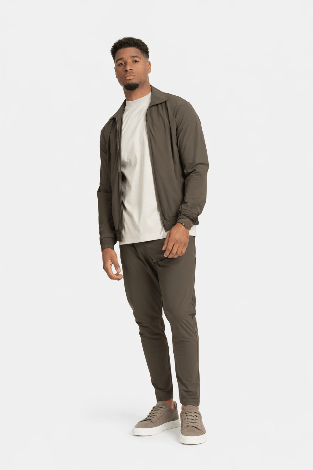 Mocha Brown Tech Suit