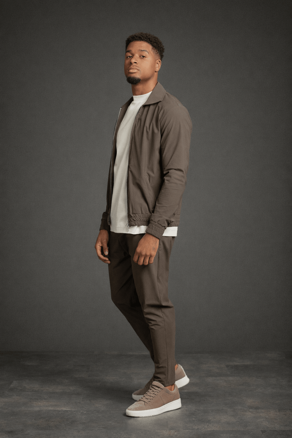 Mocha Brown Tech Suit