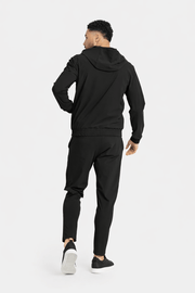 Onyx Black Hooded Tech Suit