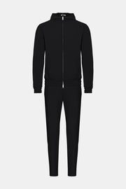 Onyx Black Hooded Tech Suit