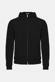 Onyx Black Hooded Tech Vest