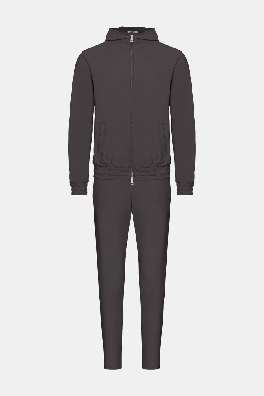 Slate Grey Hooded Tech Suit